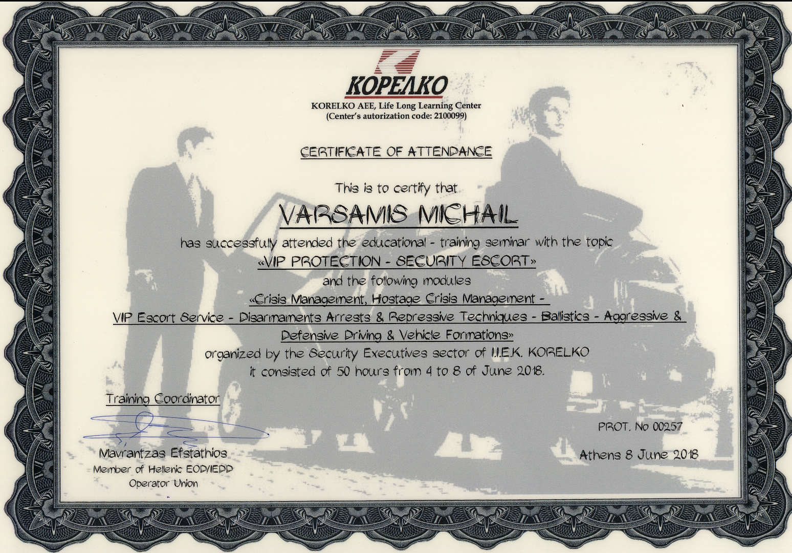 VIP Protection, Security Escort